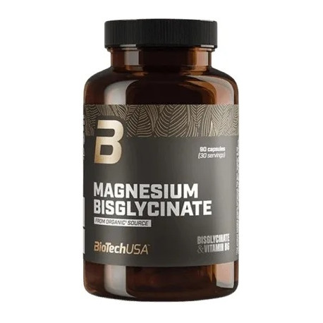 MAGNESIUM BISGLYCINATE 90 capsules - BIOTECH USA