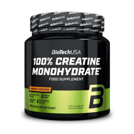 100% Creatine Monohydrate 300 g - BIOTECH USA