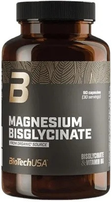 MAGNESIUM BISGLYCINATE 90 capsules - BIOTECH USA