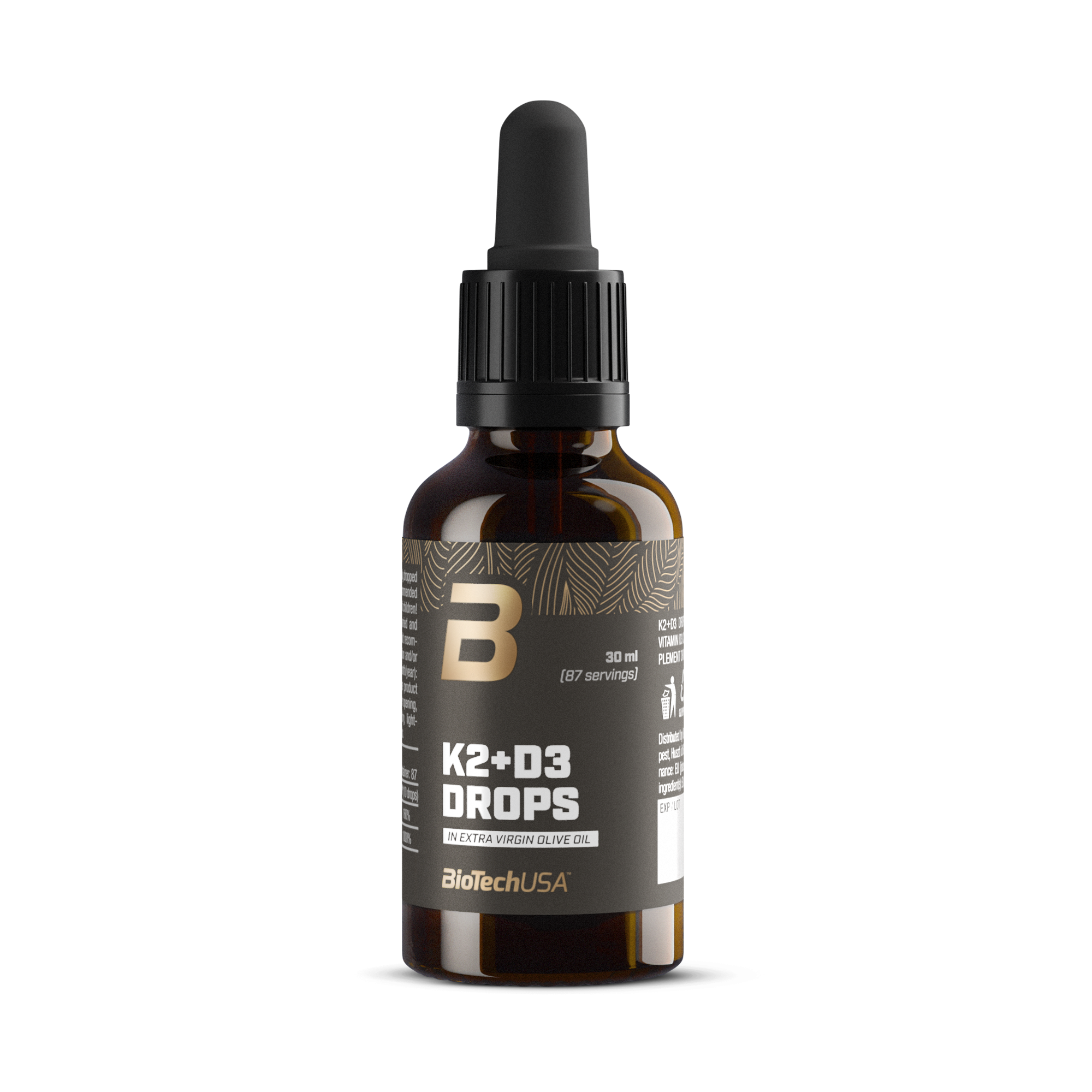 K2+D3 Drops 30ml - BIOTECH USA