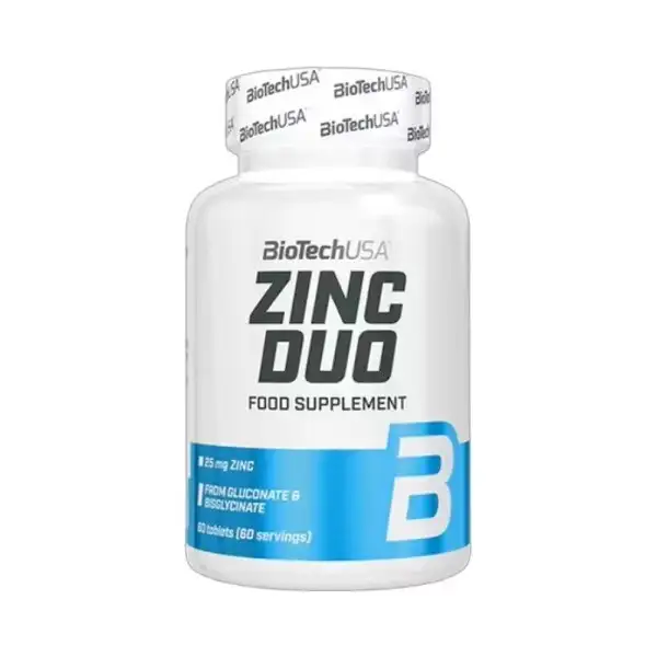ZINC DUO 60 tabs - BIOTECH USA